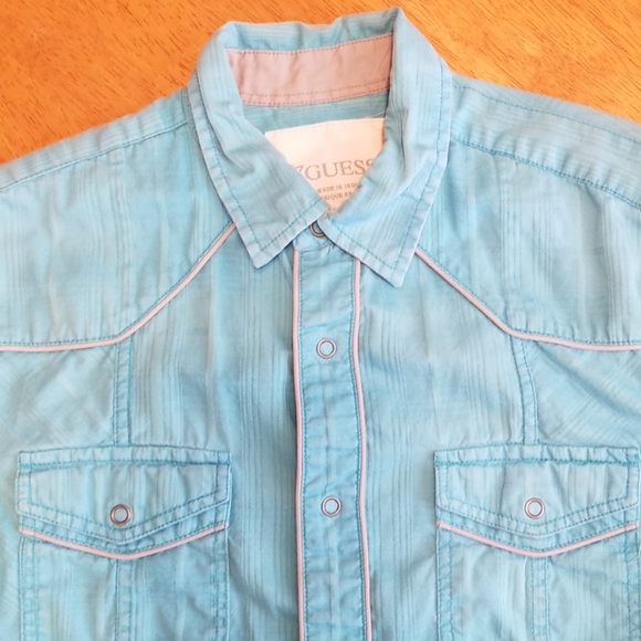 guess button up shirt - Picture 5 of 8